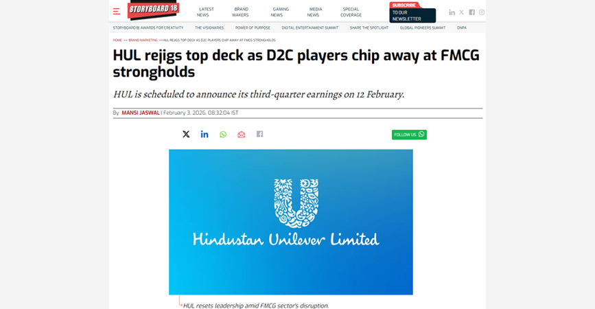 HUL rejigs top deck as D2C players chip away